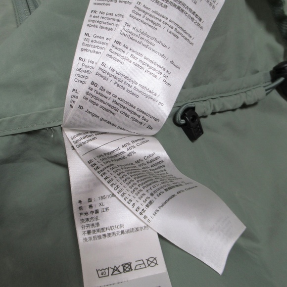 Fjallraven Men's High Coast Wind Jacket 82606 Patina Green-Navy Size XL - Picture 11 of 12